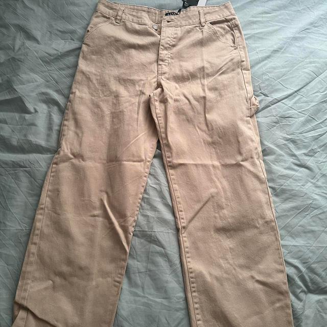 Boohoo Men's Trousers - Tan - 34" on Productcaster.