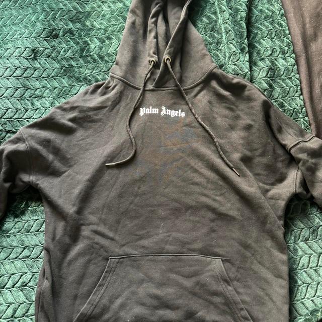 Palm Angels Men's Hoodie - Black - S on Productcaster.