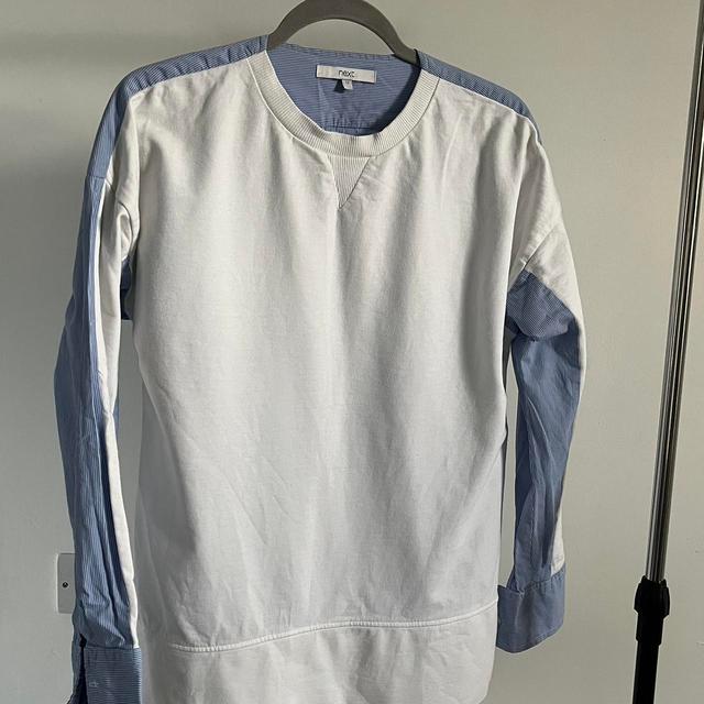 Next Women's Jumper - White/Blue - 12 on Productcaster.