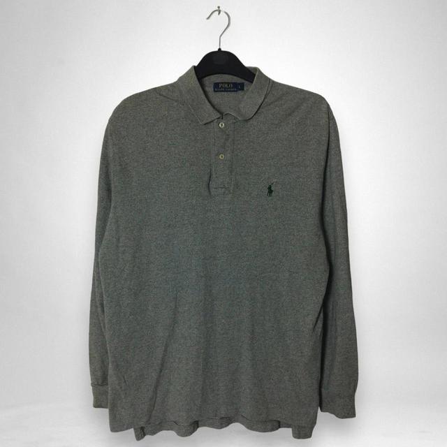 Polo Ralph Lauren Men's Polo shirt - Grey - L on Productcaster.