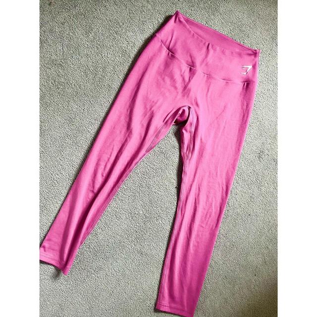 Gymshark Women's Leggings - Pink - S on Productcaster.