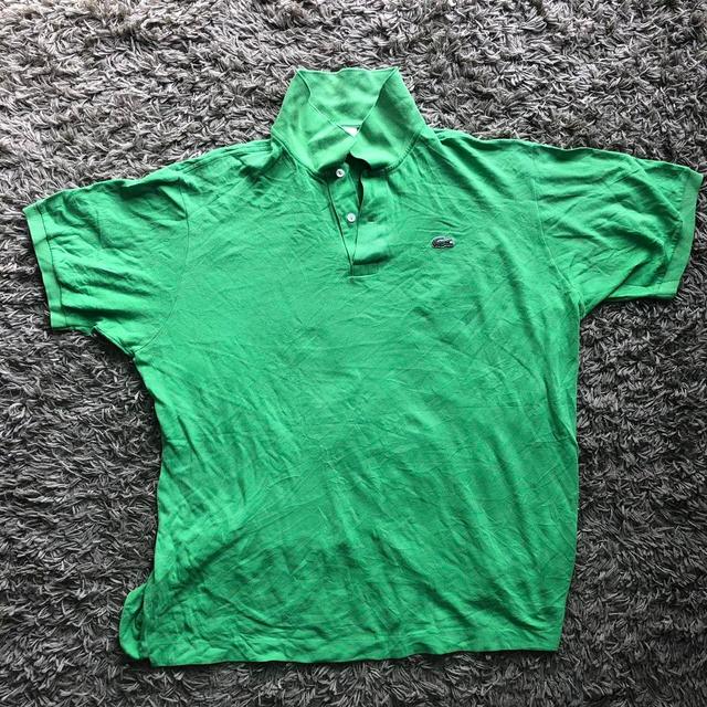 Lacoste Men's T-shirt - Green - XL on Productcaster.