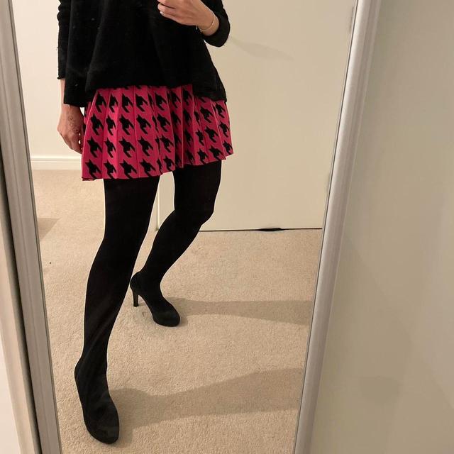 Women's Skirt - Pink/Black - UK 6 on Productcaster.