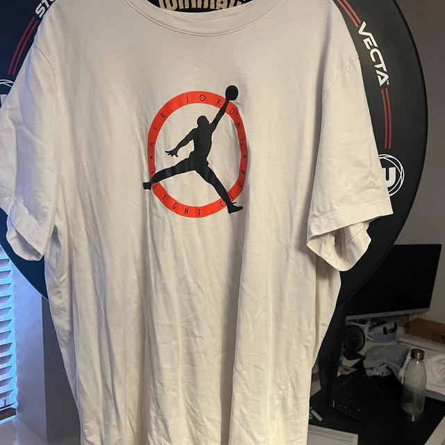 Jordan Men's T-shirt - White - XL on Productcaster.