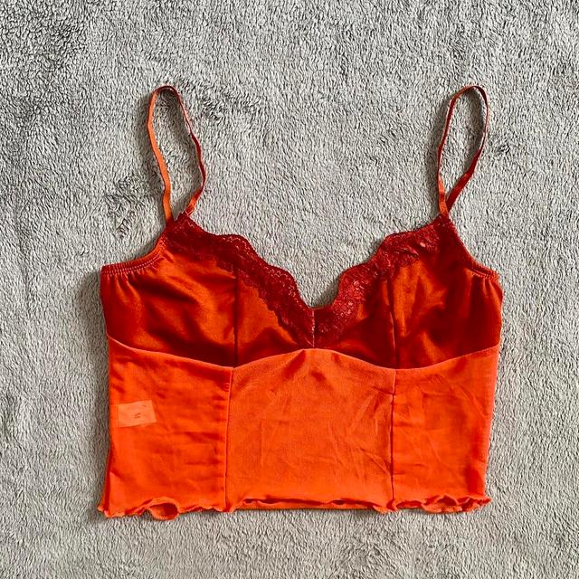 Women's Crop top - Orange/Red - S on Productcaster.