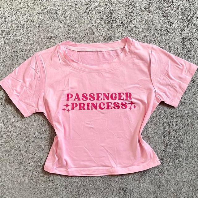 Women's T-shirt - Pink/Multi - S on Productcaster.