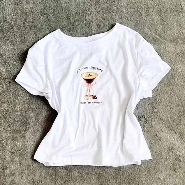 Women's T-shirt - White - S on Productcaster.