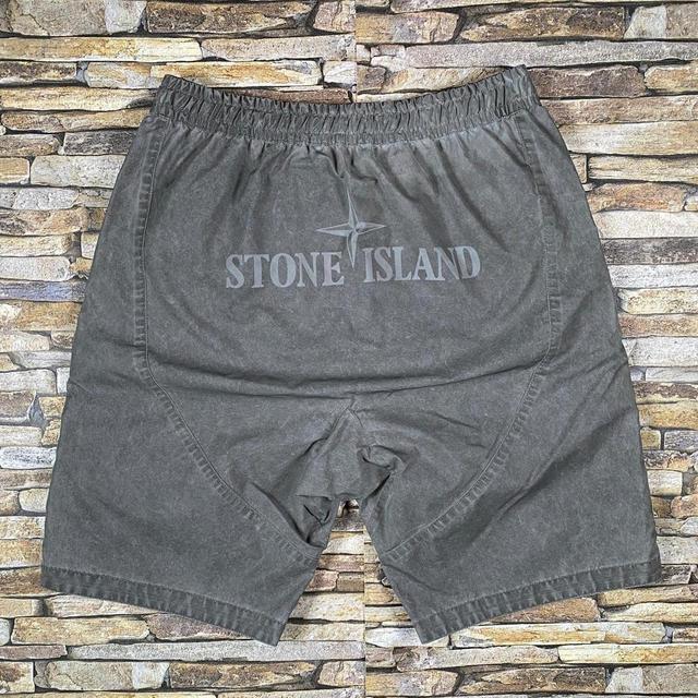 Stone Island Men's Shorts - Grey - L on Productcaster.