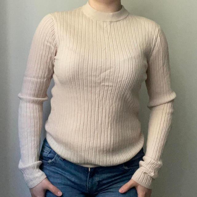 Women's Jumper - Cream - M on Productcaster.