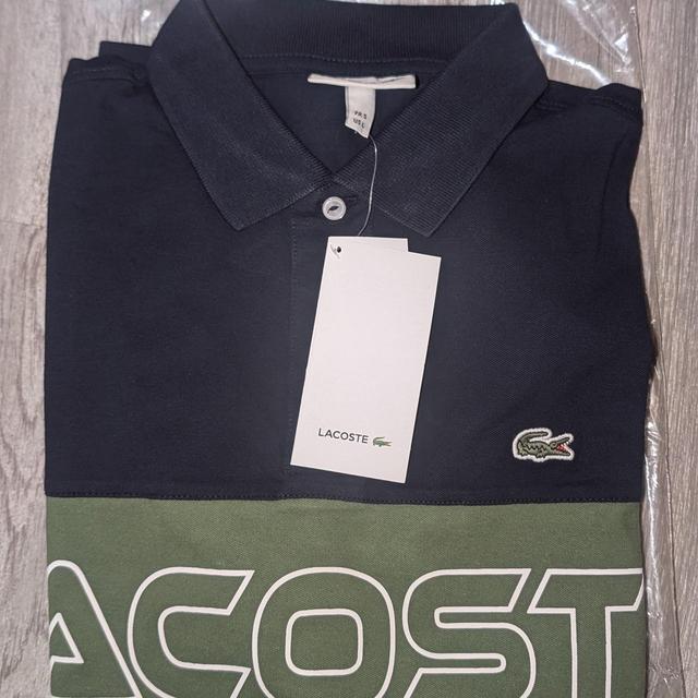 Lacoste Men's Polo shirt - Black/Green - XL on Productcaster.