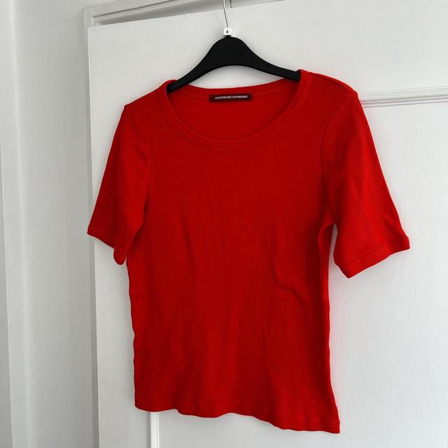 Designer Women's T-shirt - Red - S on Productcaster.