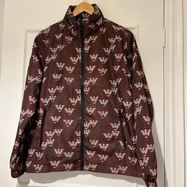 Women's Windbreaker Jacket - Burgundy/Black - S on Productcaster.