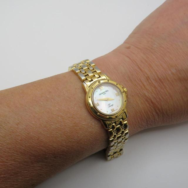 Raymond Weil Women's Analogue Watch - Gold/White on Productcaster.