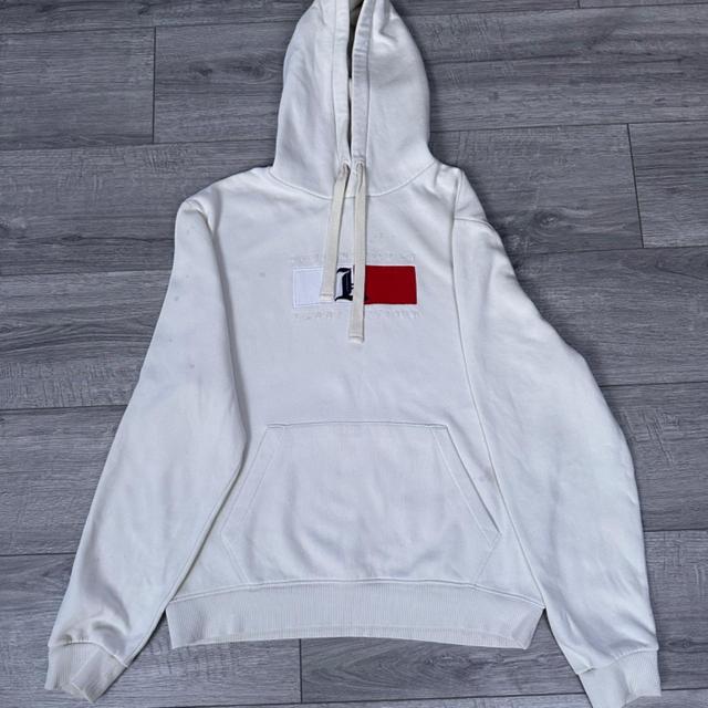 Tommy Hilfiger Men's Hoodie - White - S on Productcaster.