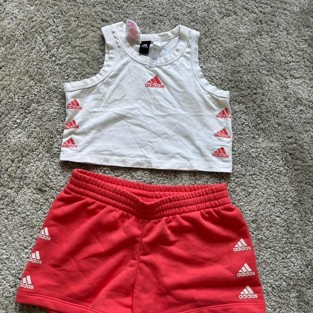 Adidas Women's Jumpsuits and playsuits - Red/White - UK 4 on Productcaster.