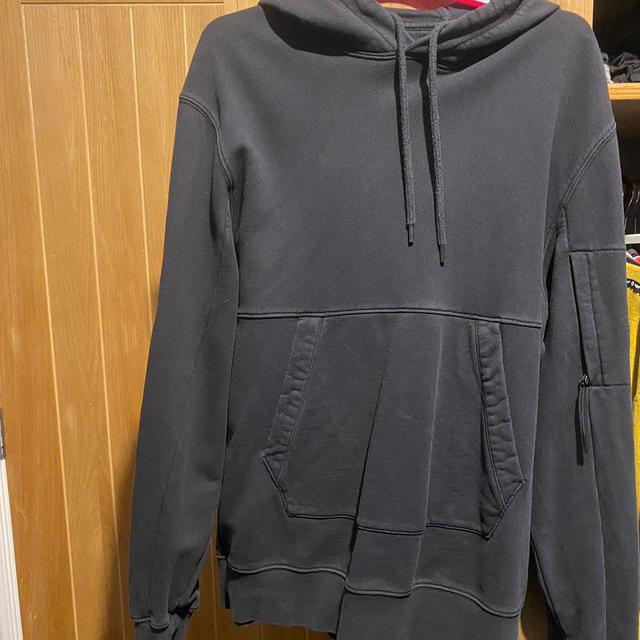 CP Company Men's Hoodie - Black - M on Productcaster.