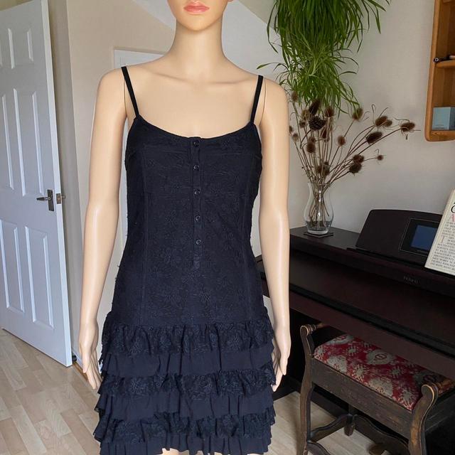 Preloved Women's Mini Dress - Black - S on Productcaster.