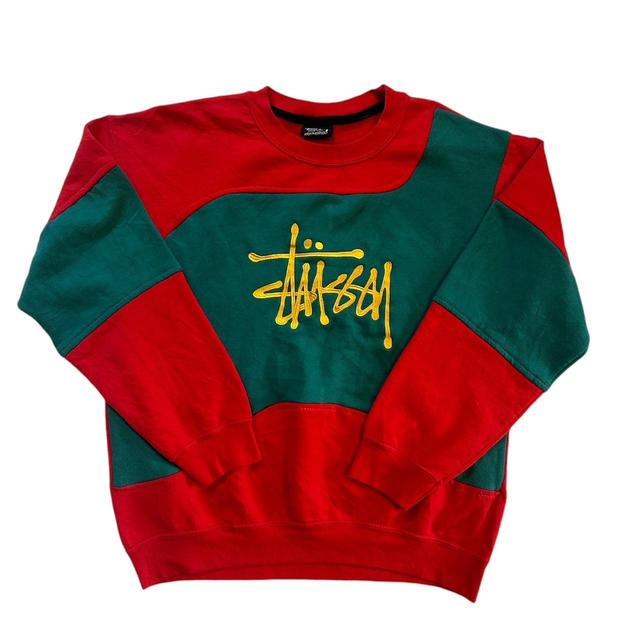 Stüssy Men's Sweatshirt - Multi/Red - S on Productcaster.