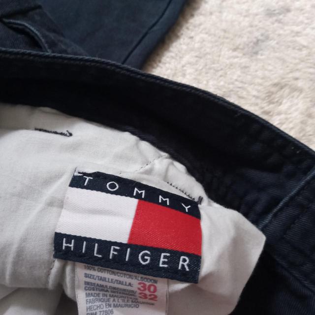 Tommy Hilfiger Men's Wide leg Cargo Trousers - Navy/Black - 30" on Productcaster.