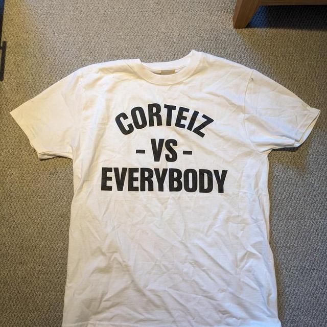 Corteiz Men's T-shirt - Black/White - S on Productcaster.