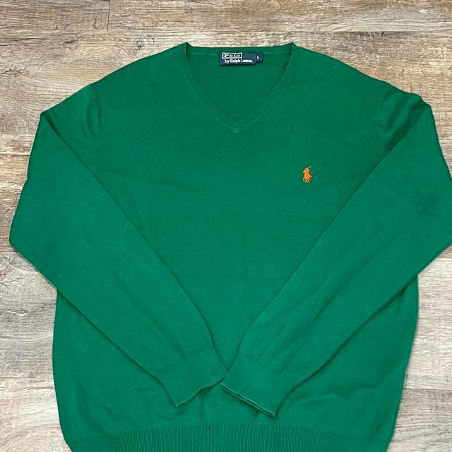 Polo Ralph Lauren Men's Jumper - Green - L on Productcaster.