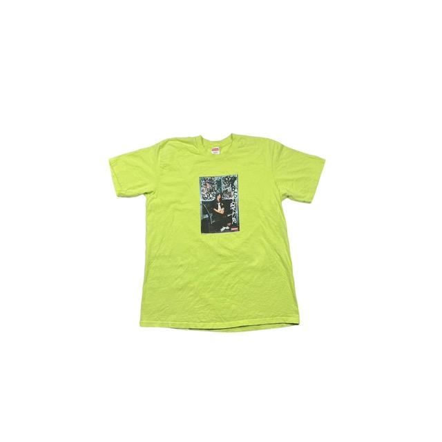 Supreme Men's T-shirt - Green/Yellow - L on Productcaster.