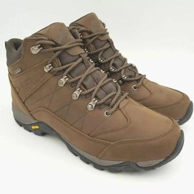 Men's Military Boots - Brown - UK 9 on Productcaster.