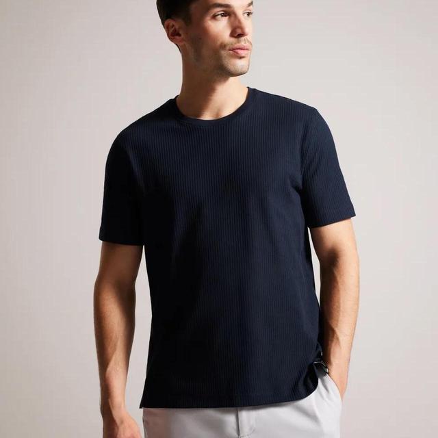 B by Ted Baker Men's T-shirt - Navy - XL on Productcaster.