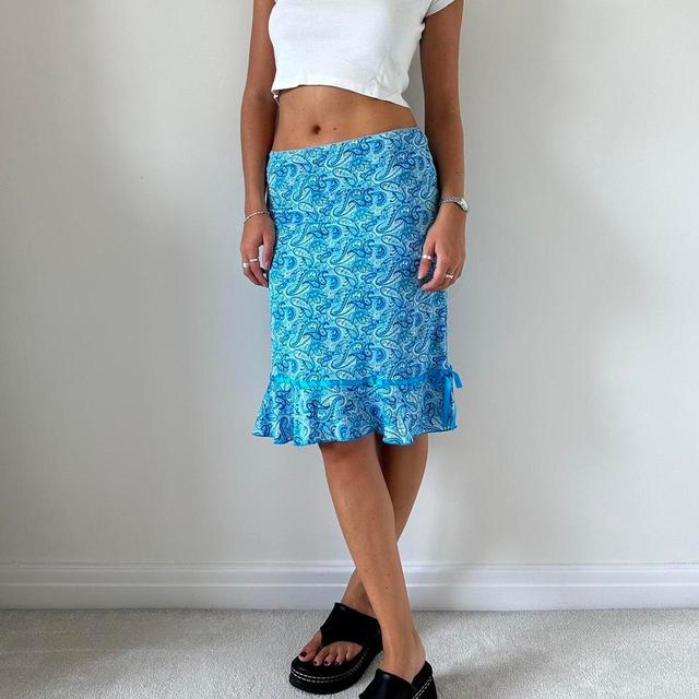 !M?ERFECT Women's Midi Skirt - Blue - M on Productcaster.