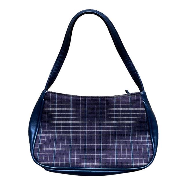 Vintage Women's Shoulder bags - Purple/Navy on Productcaster.