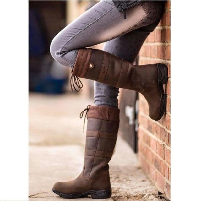 Deadstock Men's Knee high Boots - Brown - UK 9 on Productcaster.