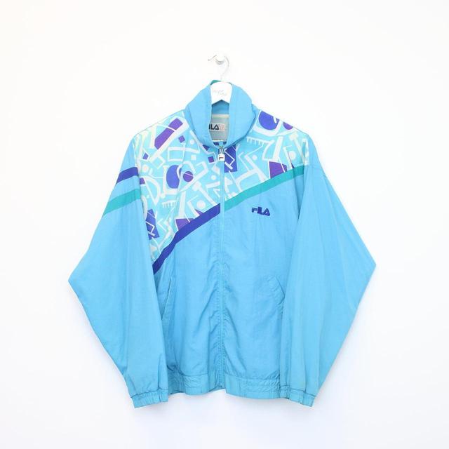 Fila Men's Jacket - Blue - M on Productcaster.