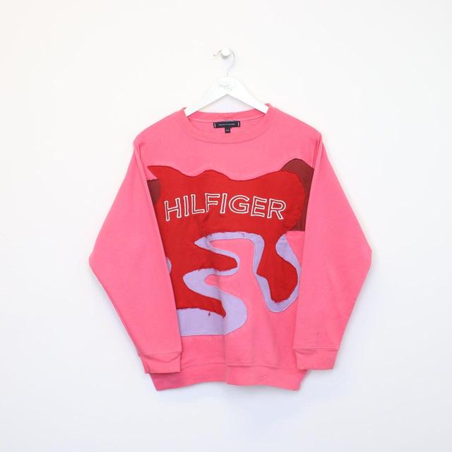 Tommy Hilfiger Men's Sweatshirt - Pink - S on Productcaster.