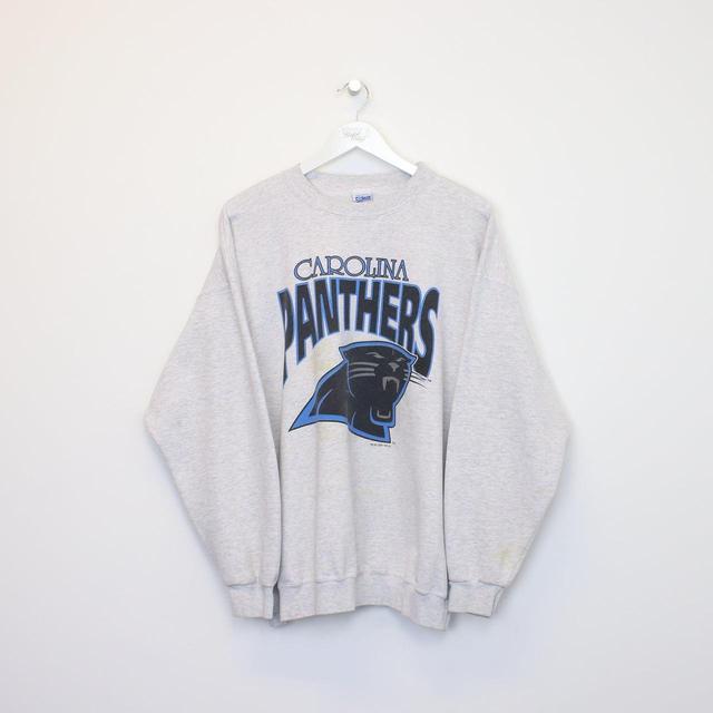 Vintage Men's Sweatshirt - Grey - L on Productcaster.