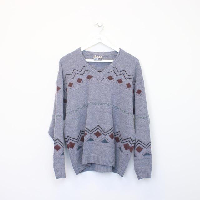 Vintage Men's Sweatshirt - Grey - L on Productcaster.