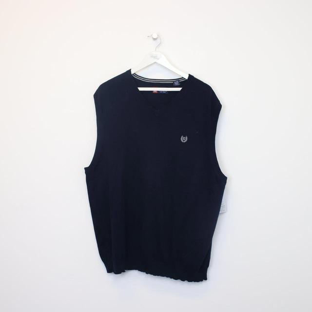 Vintage Men's Sweatshirt - Navy - L on Productcaster.