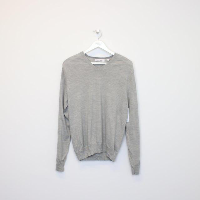 Calvin Klein Men's Sweatshirt - Grey - S on Productcaster.