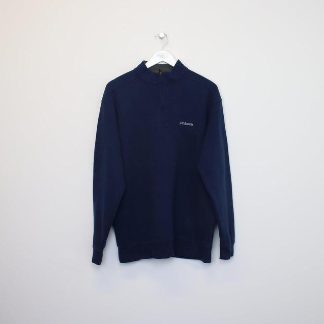 Vintage Men's Sweatshirt - Blue - L on Productcaster.