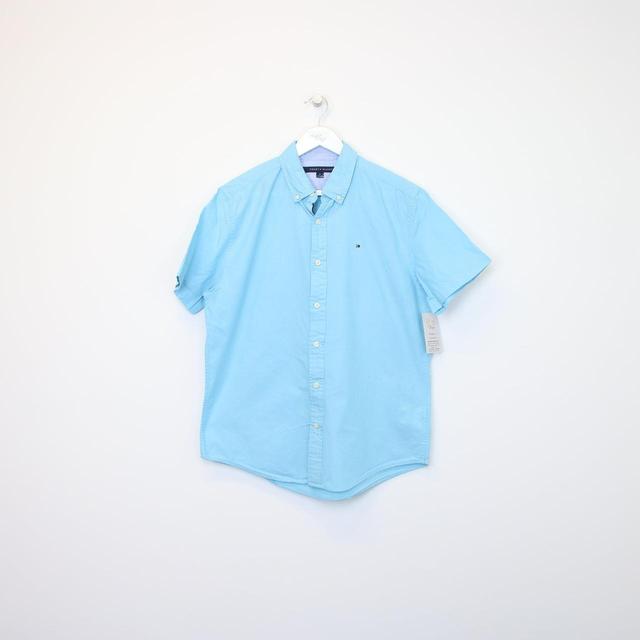 Tommy Hilfiger Men's Shirt - Blue - M on Productcaster.