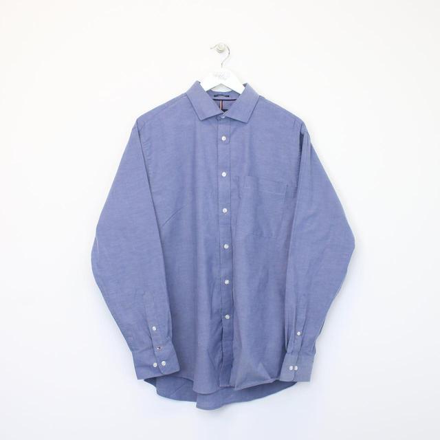 Tommy Hilfiger Men's Shirt - Blue - L on Productcaster.