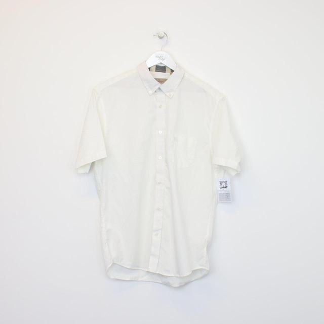 Burberry Men's Shirt - White - M on Productcaster.