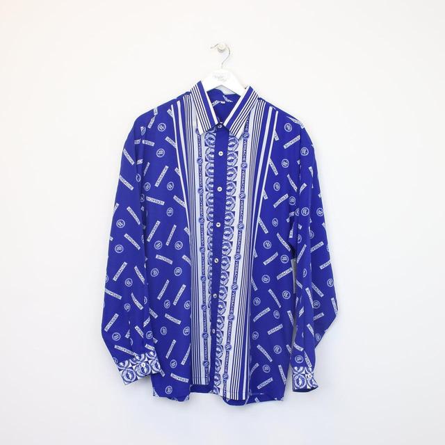 Vintage Men's Shirt - Blue - XL on Productcaster.