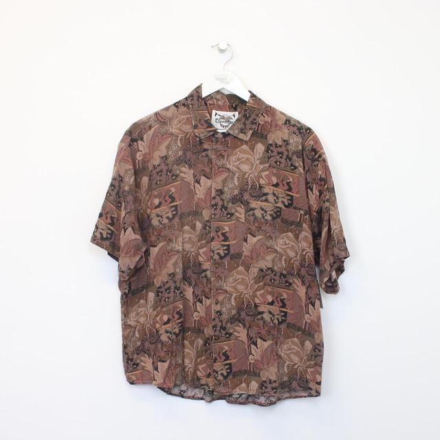 Vintage Men's Shirt - Brown - L on Productcaster.