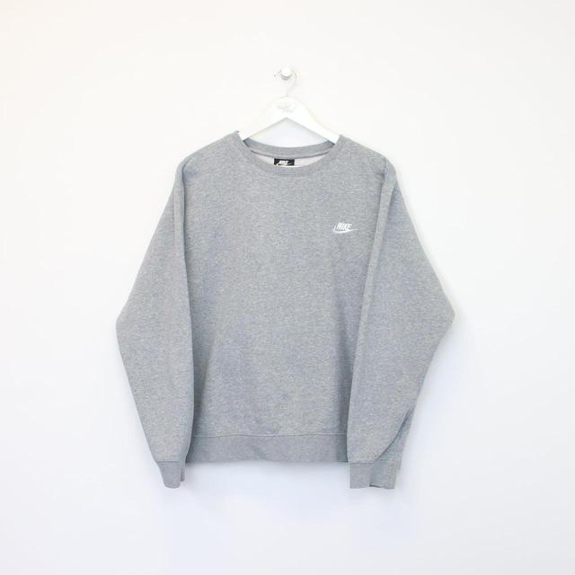 Nike Men's Sweatshirt - Grey - L on Productcaster.