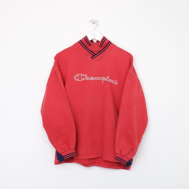 Champion Men's Sweatshirt - Red - L on Productcaster.