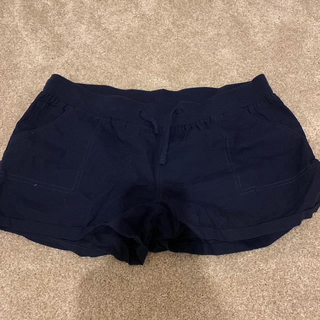 Denim & Co. Women's Shorts - Navy - UK 16 on Productcaster.