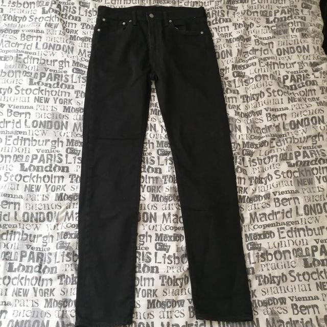 Levi's Men's Skinny Jeans - Black - 32" on Productcaster.