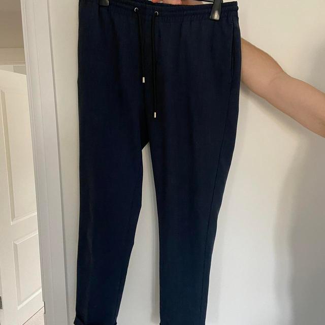 Zara Men's Trousers - Navy - L on Productcaster.