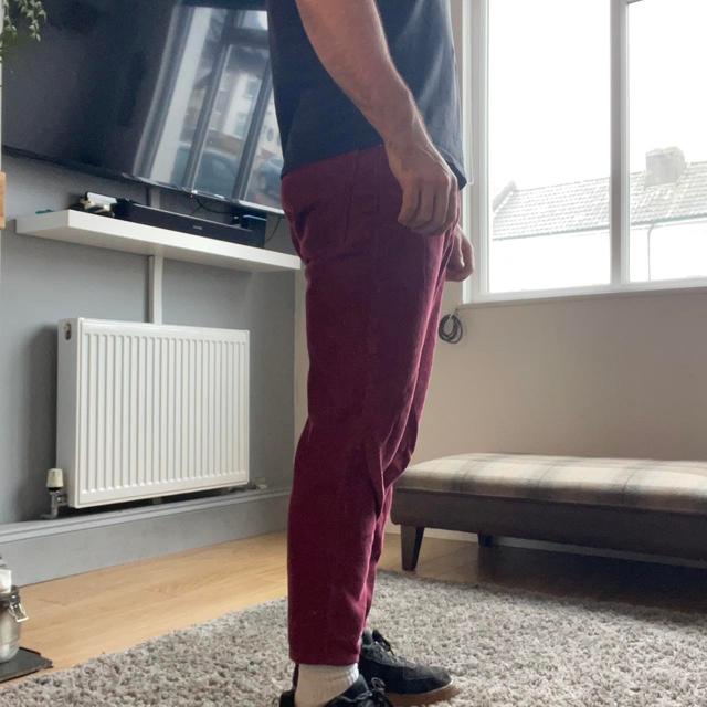 ASOS Men's Trousers - Burgundy - 34" on Productcaster.