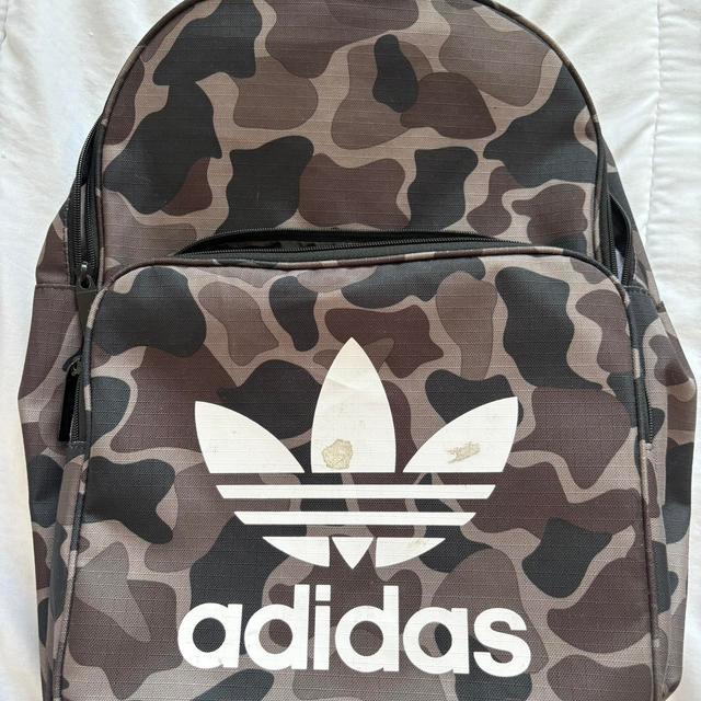 Adidas Men's Backpacks - Brown/Khaki on Productcaster.